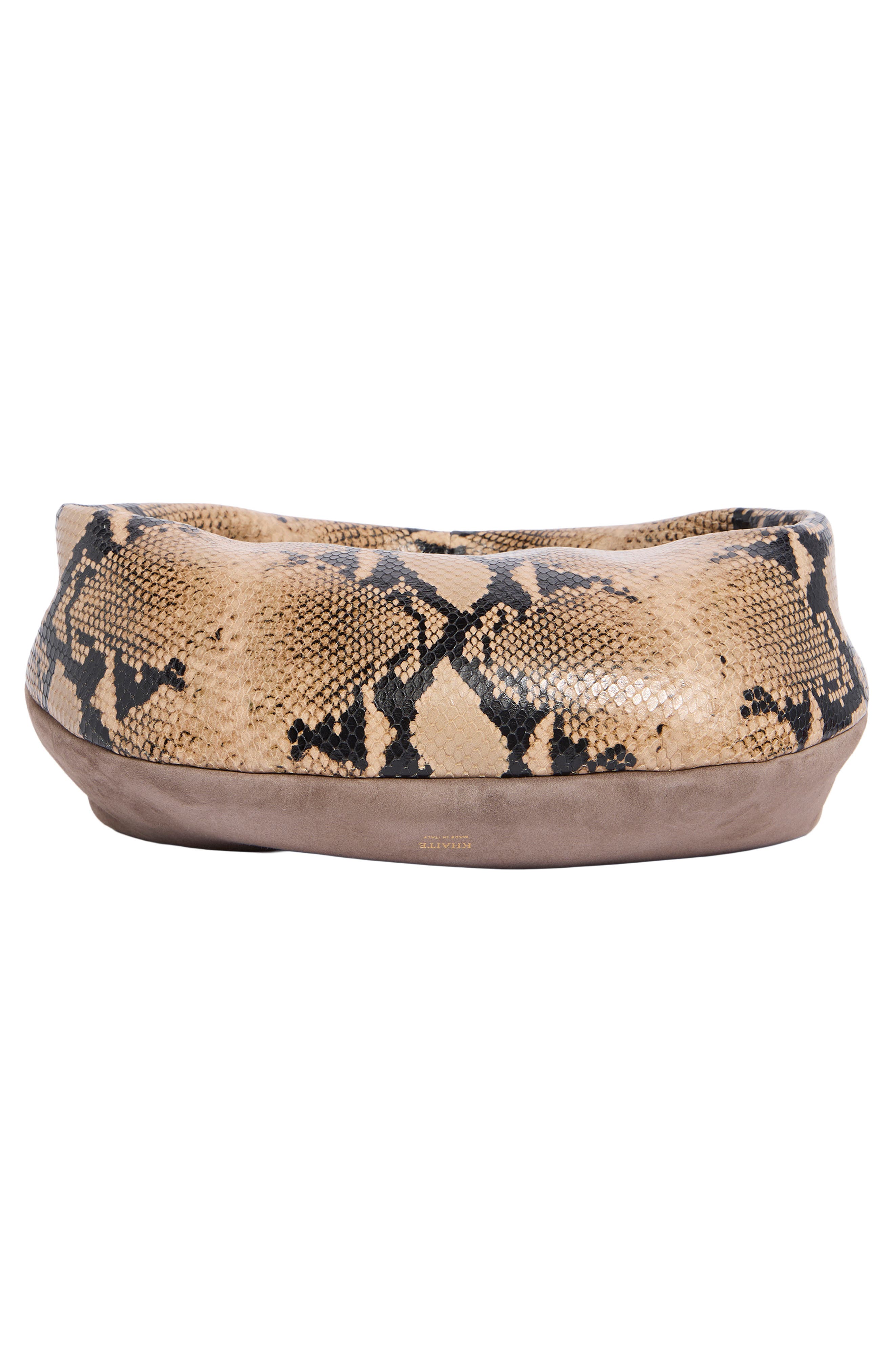 Medium Olivia Leather Hobo Bag, Alternate, color, TAUPE/ MORNING DOVE