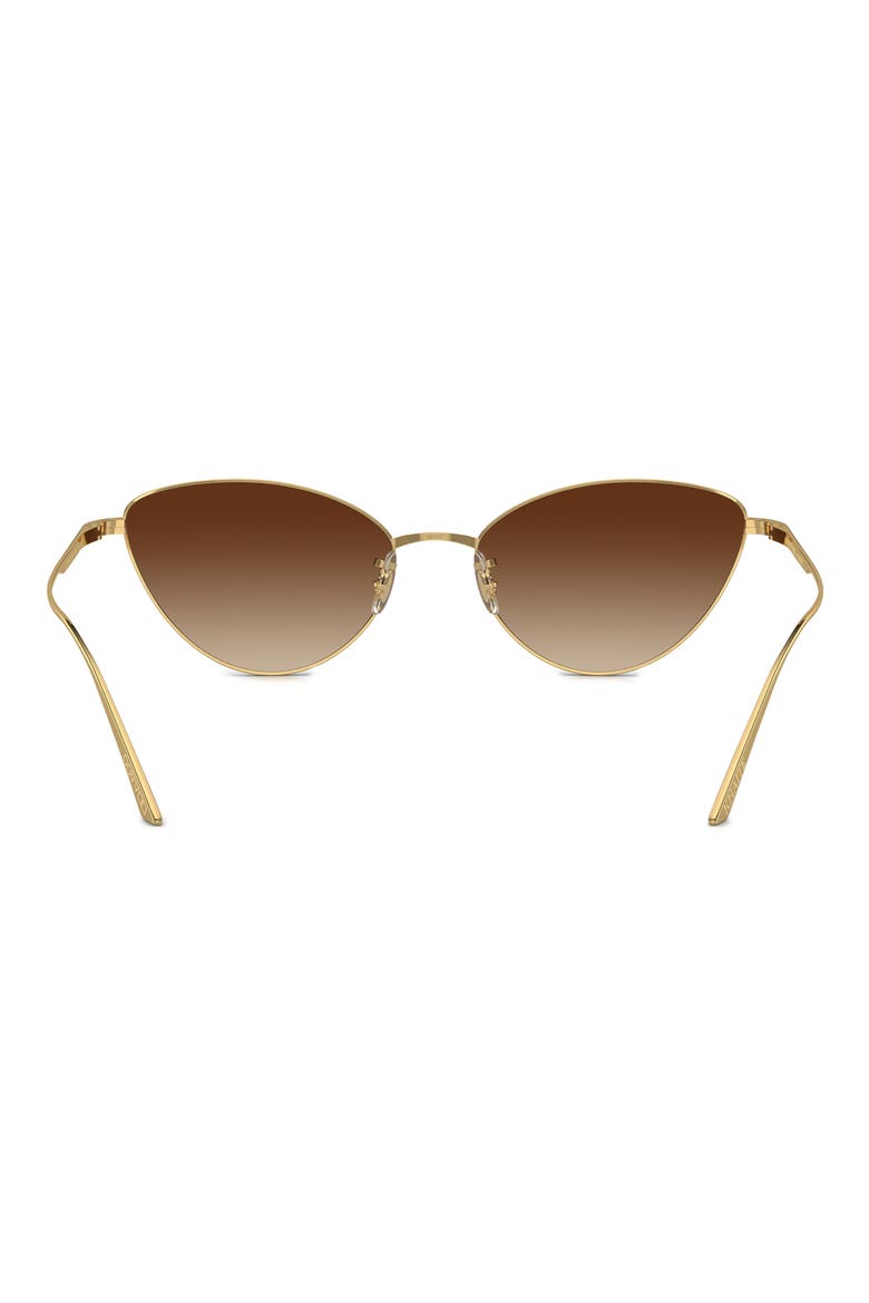 x KHAITE 1998C 56mm Cat Eye Sunglasses, Alternate, color, GOLD