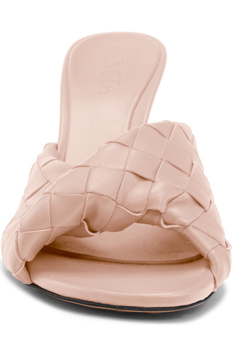 Bottega Veneta Blink Intrecciato Lambskin Leather Sandal, Alternate, color, New Cameo