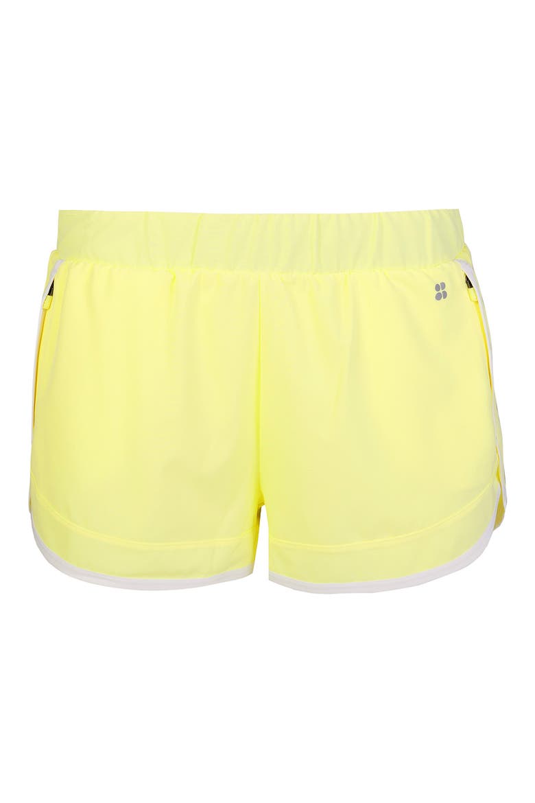 On Your Marks 4-Inch Running Shorts, Alternate, color, WATERLILY YELLOW