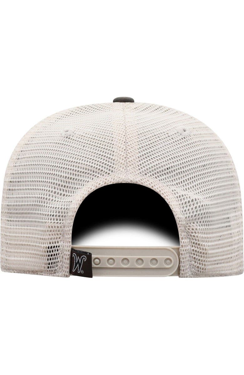 TOP OF THE WORLD Men's Top of the World Brown Wichita State Shockers Scat Mesh Trucker Snapback Hat, Alternate, color, Brown