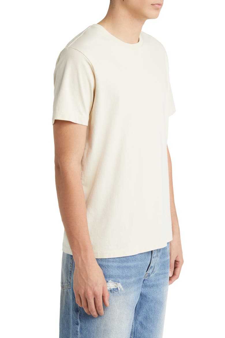 Logo Cotton T-Shirt, Alternate, color, WHITE BEIGE
