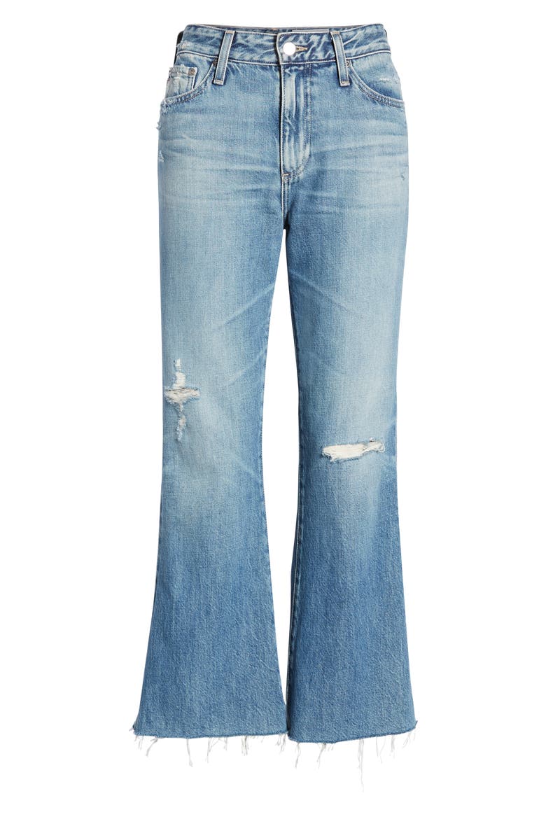 Quinne High Waist Kick Flare Jeans, Alternate, color, 20 YEARS HASTE DESTRUCTED
