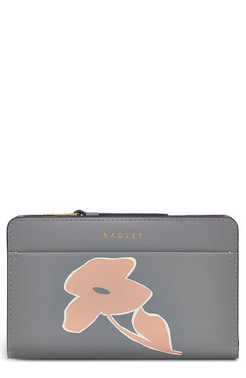 Radley Liverpool Lane Bloom Medium Leather Bifold Wallet In Multi