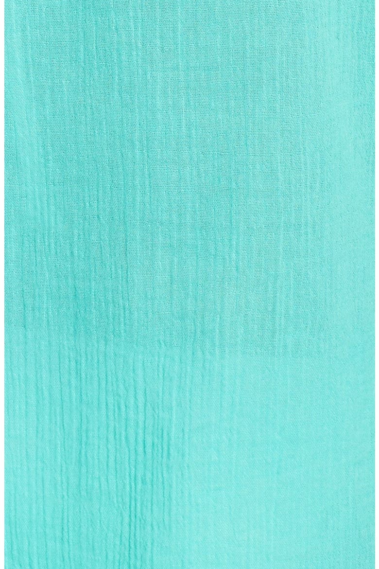 Crochet Trim Cover-Up, Main, color, AQUAMARINE