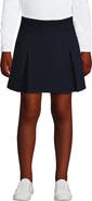 Lands' End School Uniform Girls Performance Pleated Skort Above the Knee