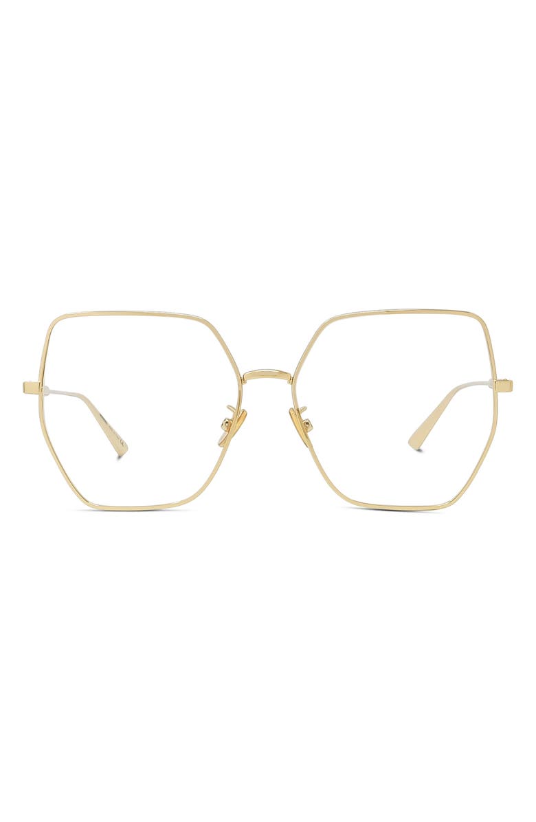DIOR GemDiorO R2U 54mm Round Reading Glasses | Nordstrom display picture 2