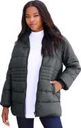 Roaman's Plus Size Lightweight Quilted Jacket