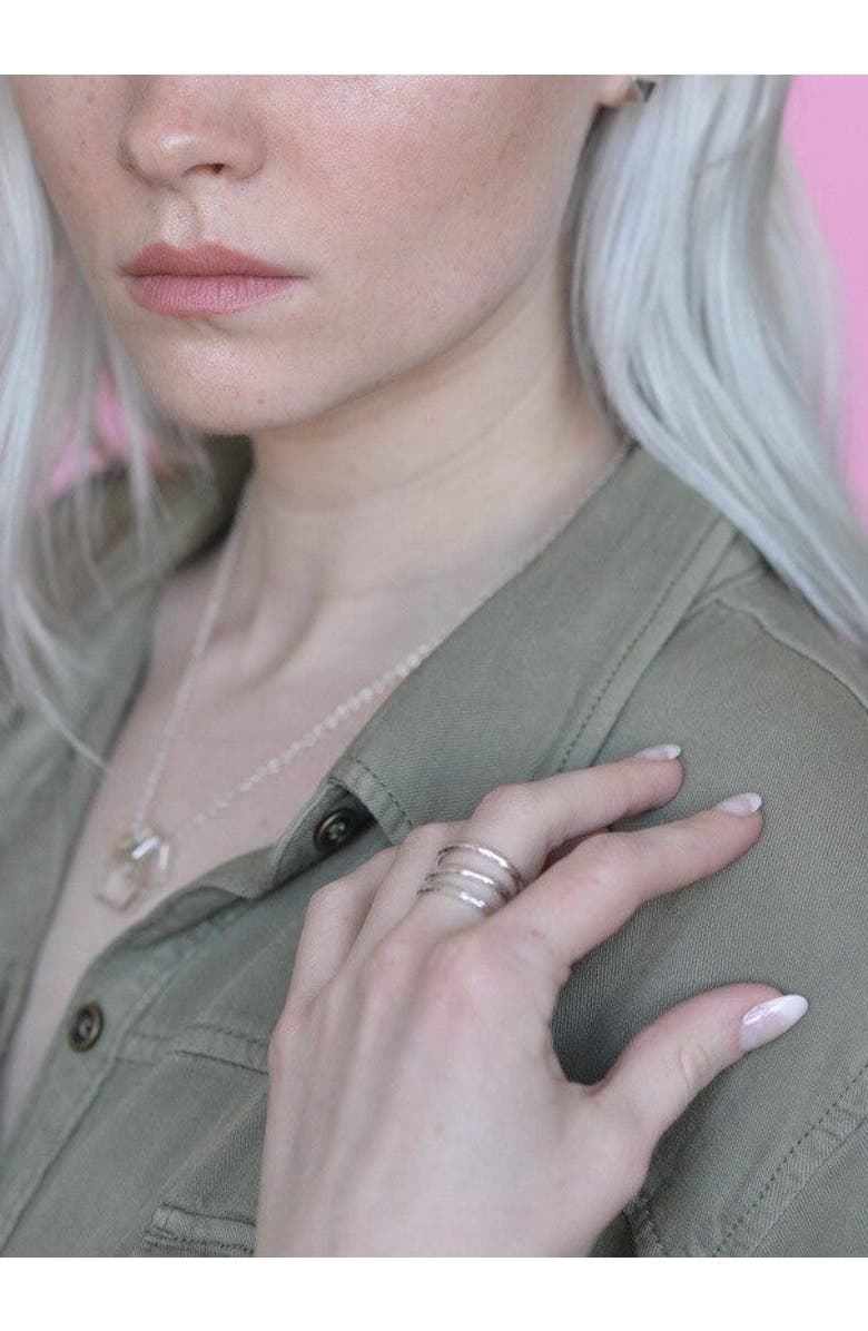 Fair Anita Esperanza Sterling Ring, Alternate, color, Silver - 6