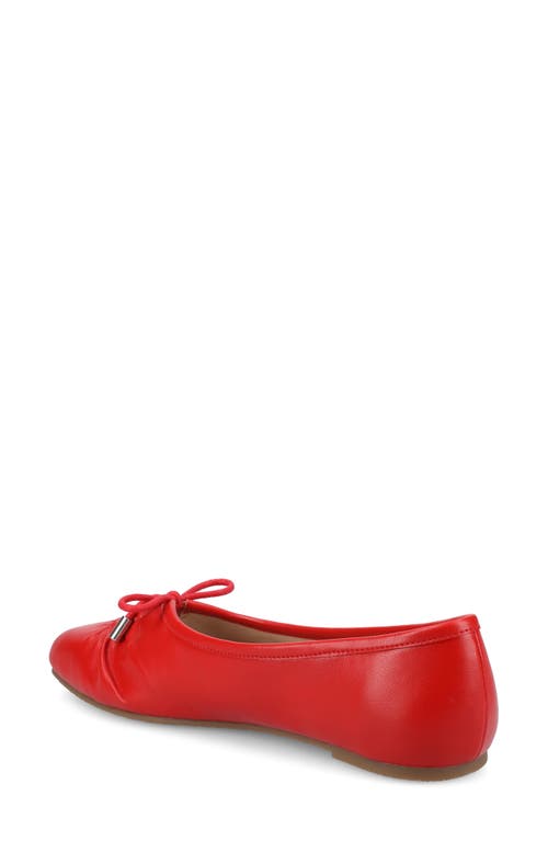JOURNEE COLLECTION JOURNEE COLLECTION CALLEE KEYHOLE SQUARE TOE FLAT
