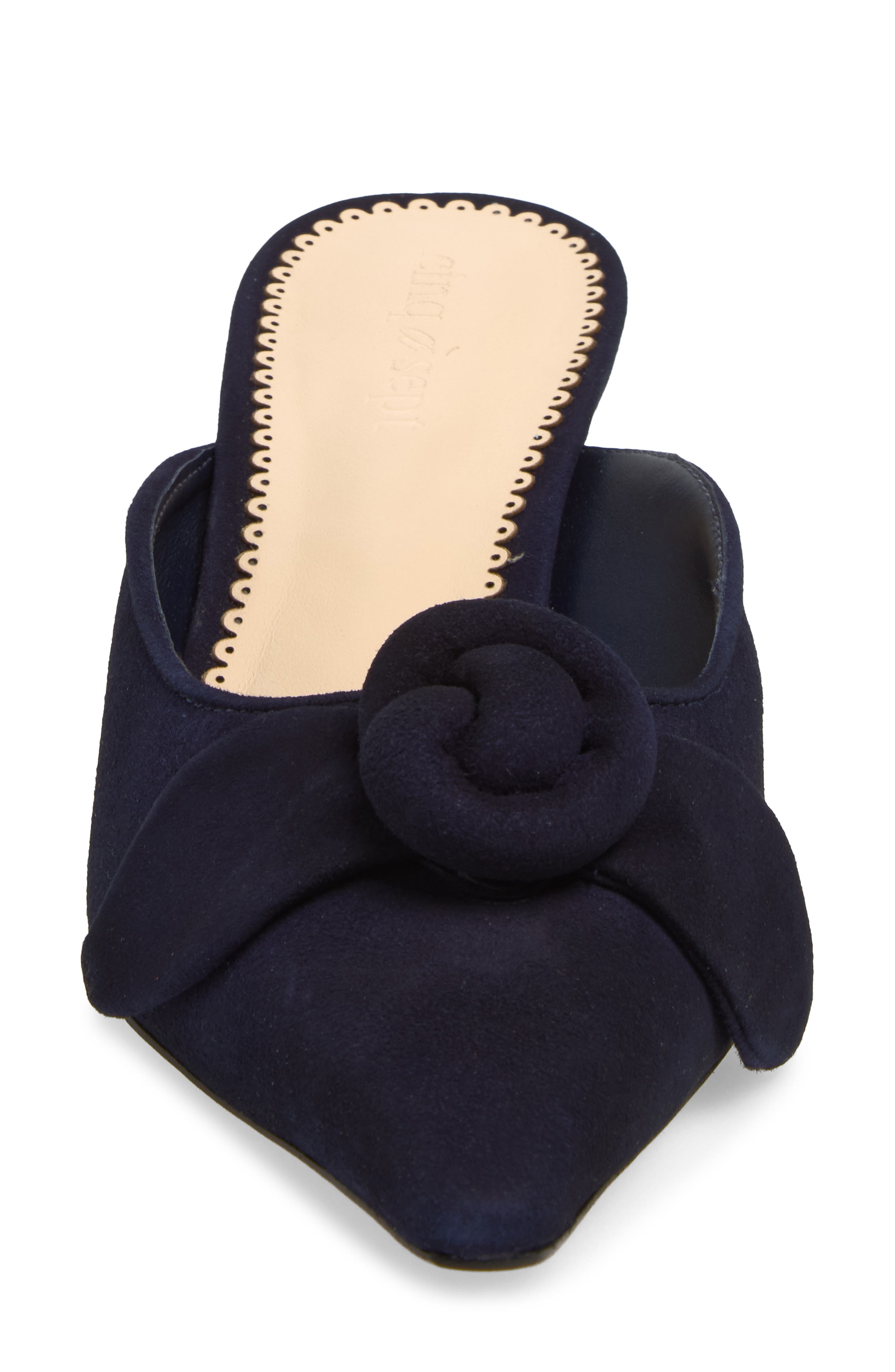 Layla Kitten Heel Mule, Alternate, color, NAVY