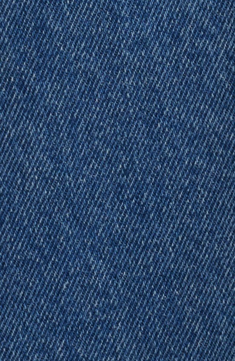 PTCL x Playboy Gothic Logo Denim Shorts, Alternate, color, 