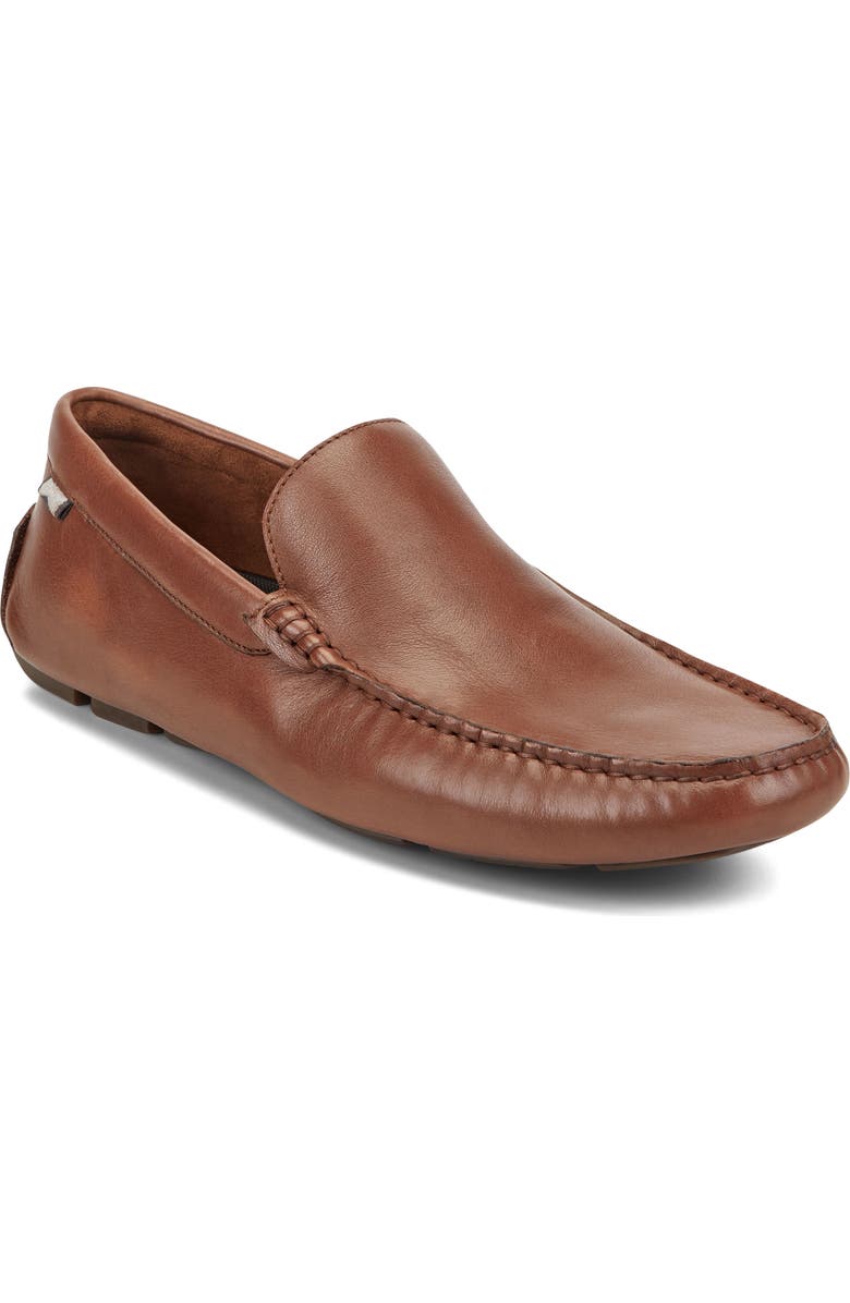 Kenneth Cole New York Theo Moc Toe Driving Loafer, Main, color, Cognac/ Charcoal/ Silver