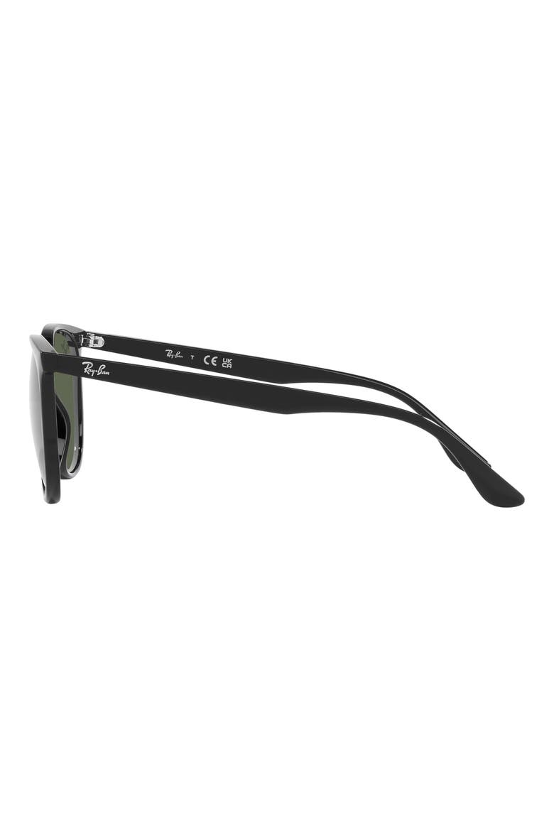54mm Square Sunglasses, Alternate, color, BLACK