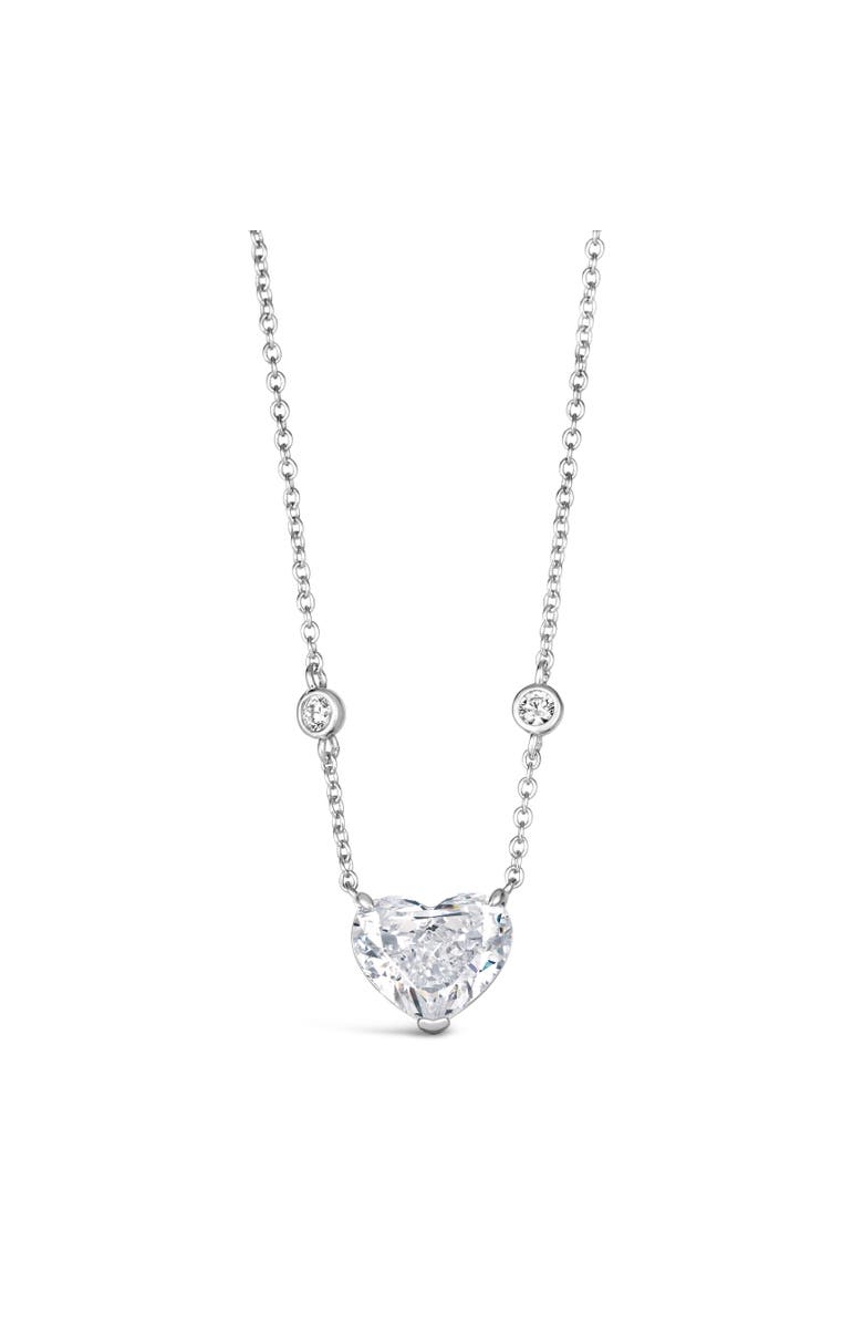 Anna Zuckerman [DISCONTINUED] Chloe Zoe Necklace, Main, color, White Diamond Crystalline