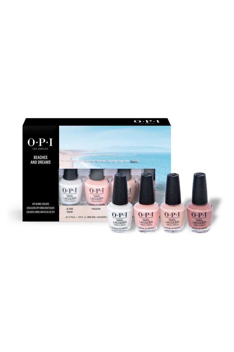 40th Anniversary Mini 4-Piece Nail Polish Set, Main, color, MAKE ME BLUSH