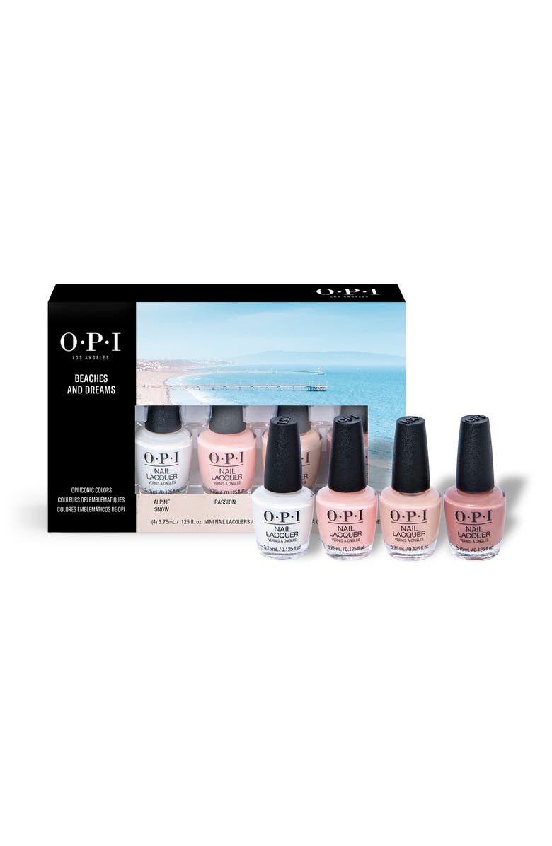 OPI 40th Anniversary Mini 4-Piece Nail Polish Set, Main, color, 