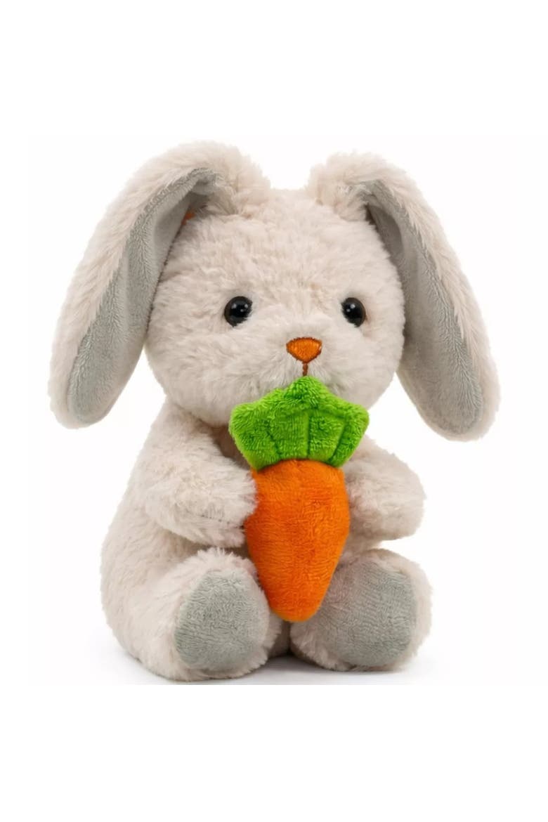 Easter Plush Baby Bunny with Carrot, Main, color, Multicolor