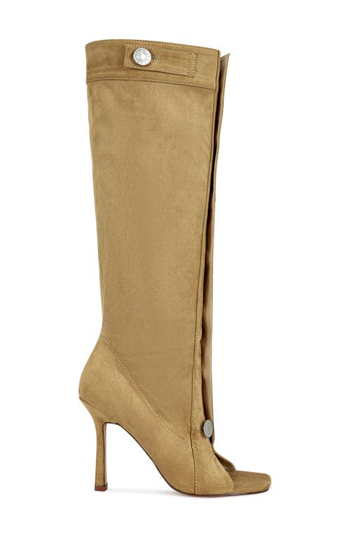 Azalea Wang Kazuki Knee High Boot In Brown