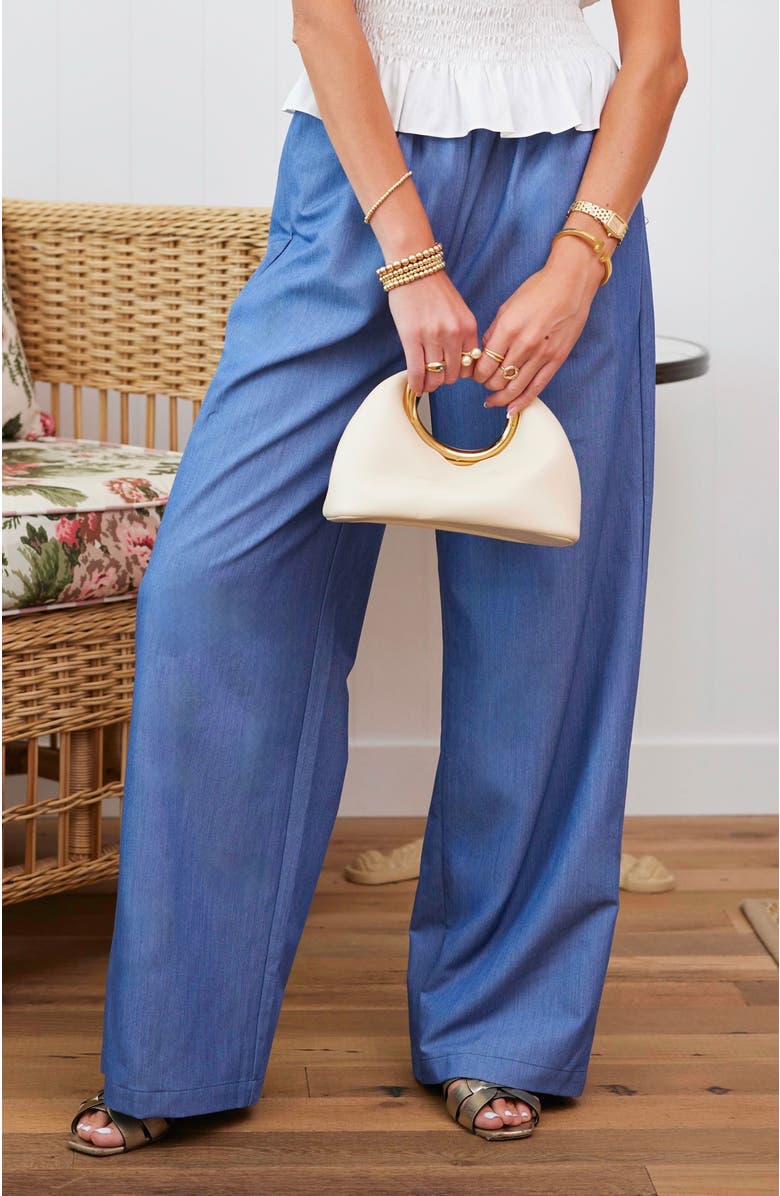 Bishop + Young Sporty Drawstring Pant, Alternate, color, Azure Tencel