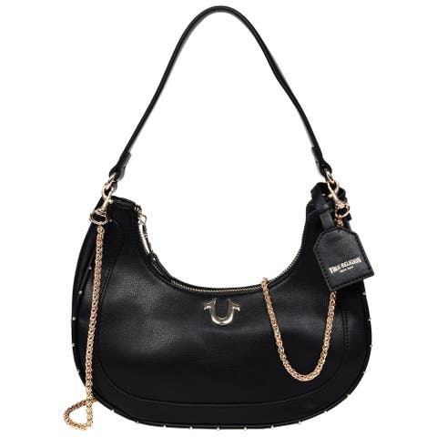 Zip Top Crescent Hobo Bag