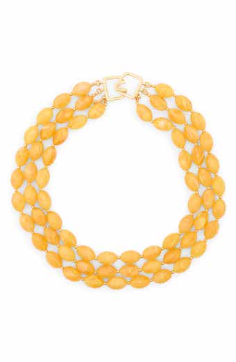 Kenneth Jay Lane Beaded Layered Necklace