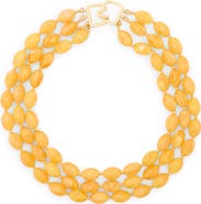 Kenneth Jay Lane Beaded Layered Necklace