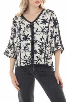 Floral Wide Sleeve Top