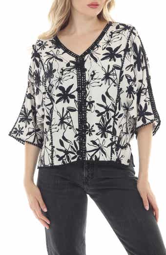 Floral Wide Sleeve Top