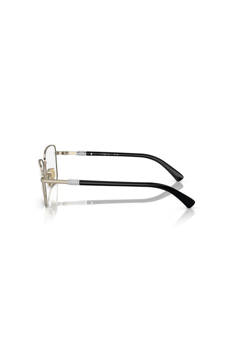 Vogue Eyewear 54mm Butterfly optical glasses, Alternate, color, Gold