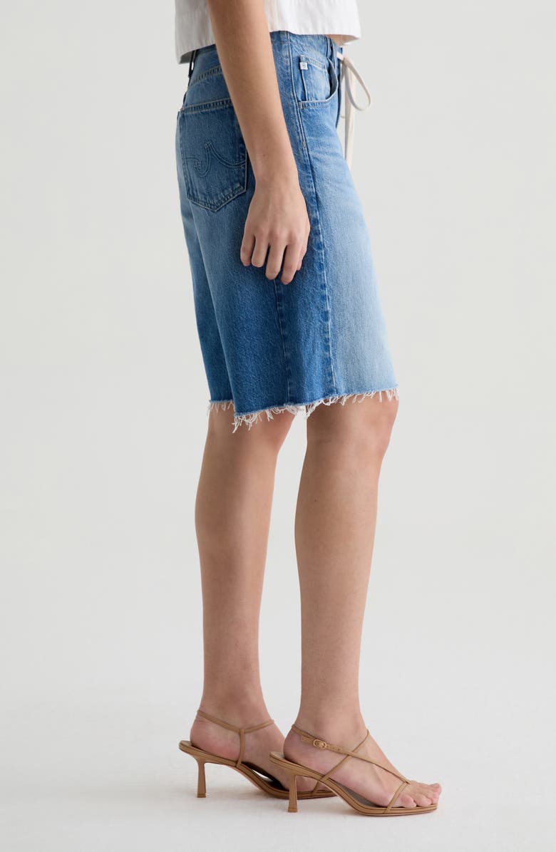 AG Hattie Raw Hem Denim Shorts, Alternate, color, Sweetwater