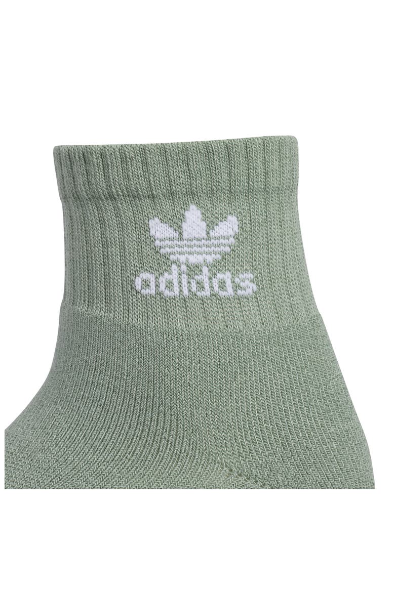 Kids' Trefoil Assorted 6-Pack Quarter Socks, Alternate, color, LIGHT GREEN