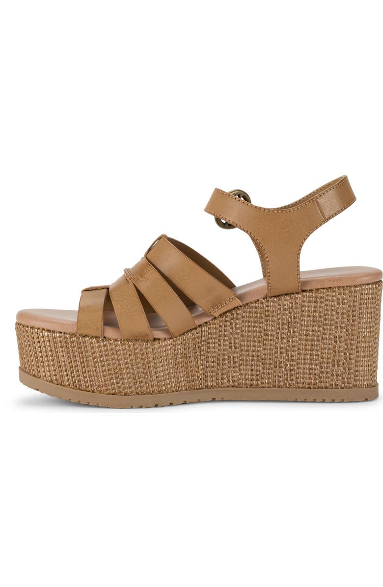 BARETRAPS Savannah Wedge Sandal, Alternate, color, Caramel