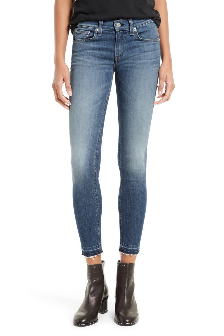 Capri Skinny Jeans, Main, color, CLEAN LILLY DALE