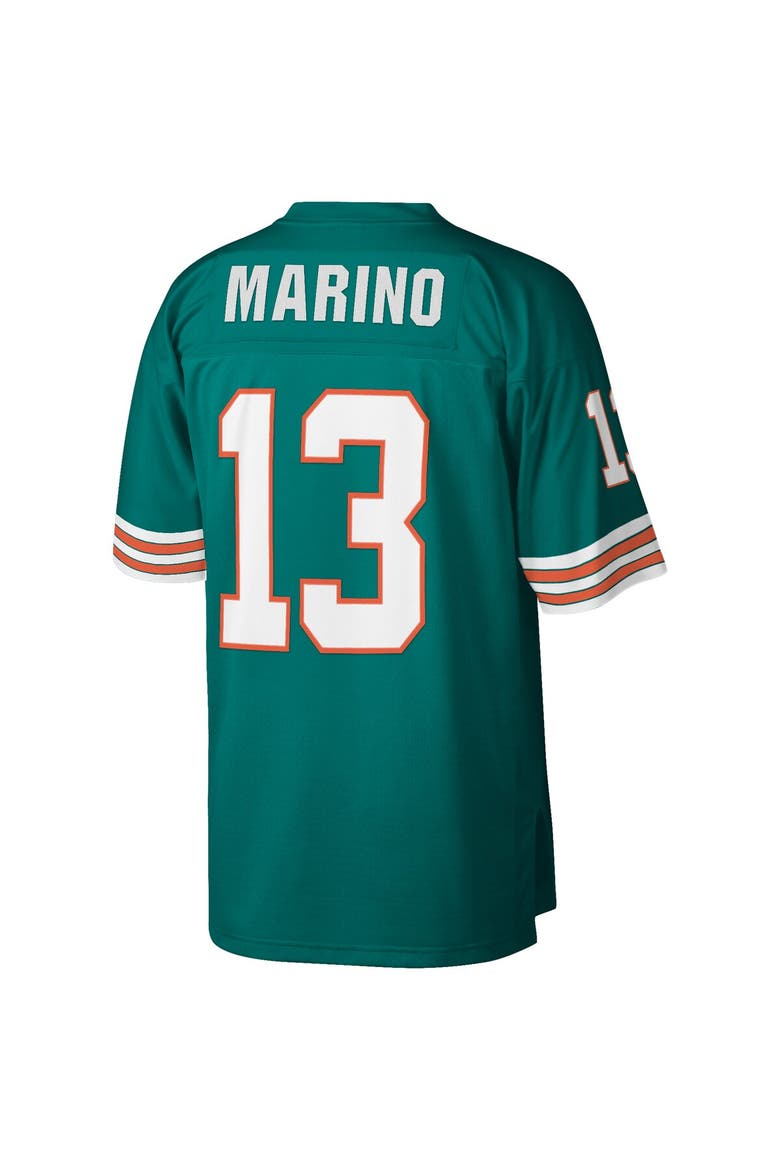Men's Mitchell & Ness Dan Marino Aqua Miami Dolphins Big & Tall 1984 Retired Player Replica Jersey, Alternate, color, Aqua