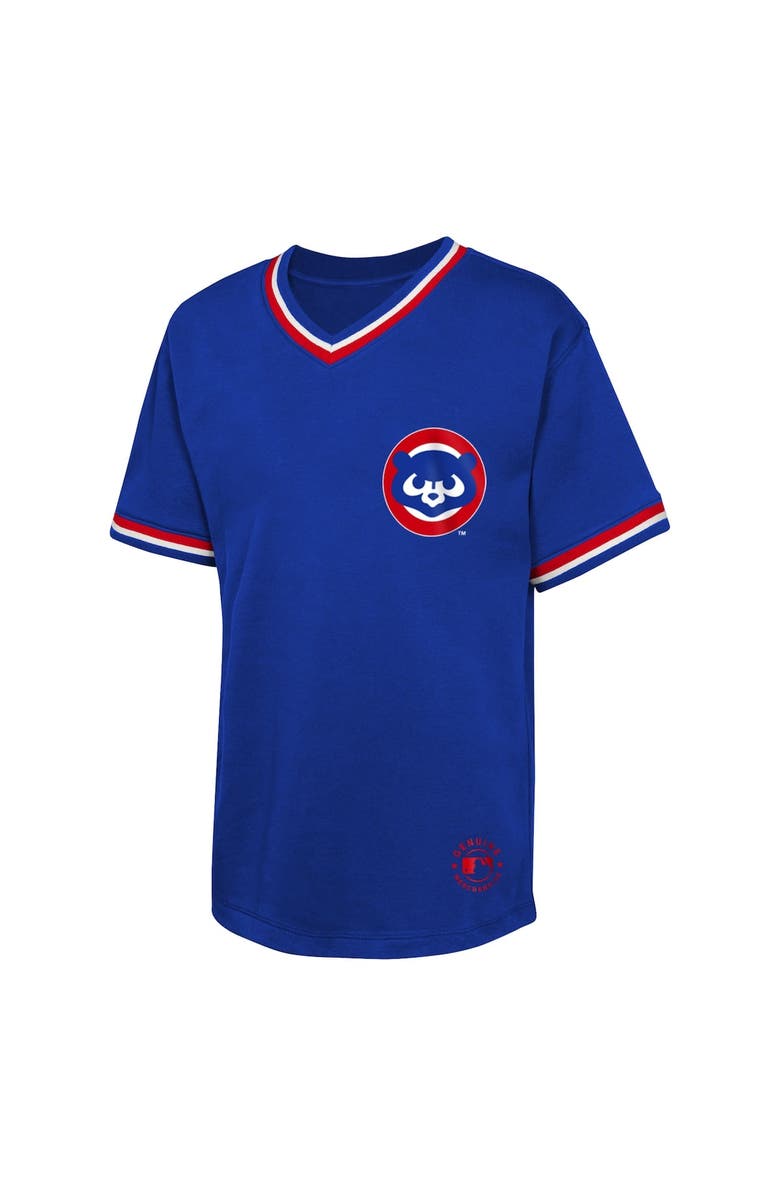 Outerstuff Youth Royal Chicago Cubs Relief Pitcher V-Neck T-Shirt, Alternate, color, 