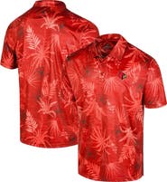 COLOSSEUM Men's Colosseum Red Louisville Cardinals Palms Team Polo
