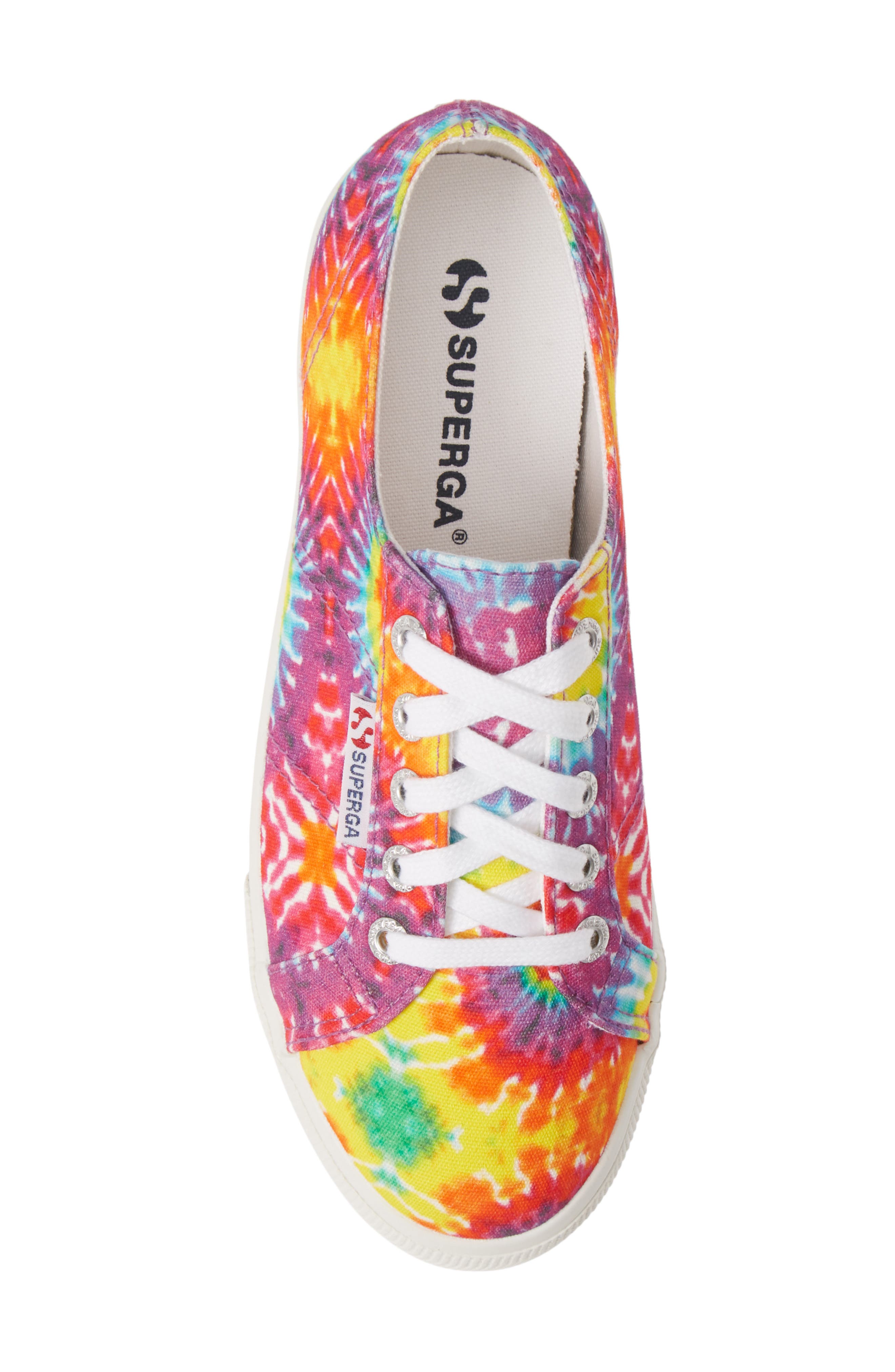 Superga 2790 Fabricfaintiedtye Platform Sneaker, Alternate, color, 
