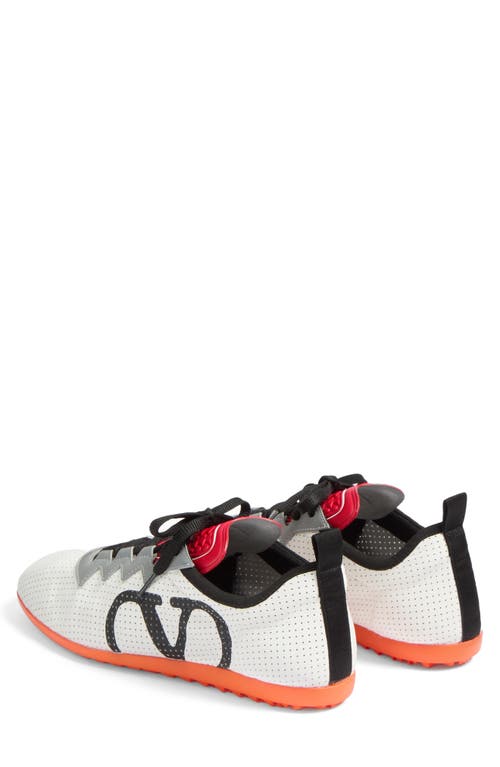 Valentino Garavani Chromation Perforated Sneaker