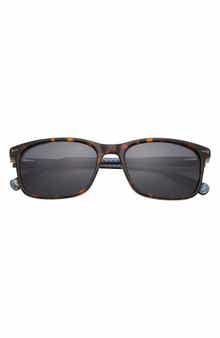 Ted Baker 56mm Polarized Rectangular Sunglasses