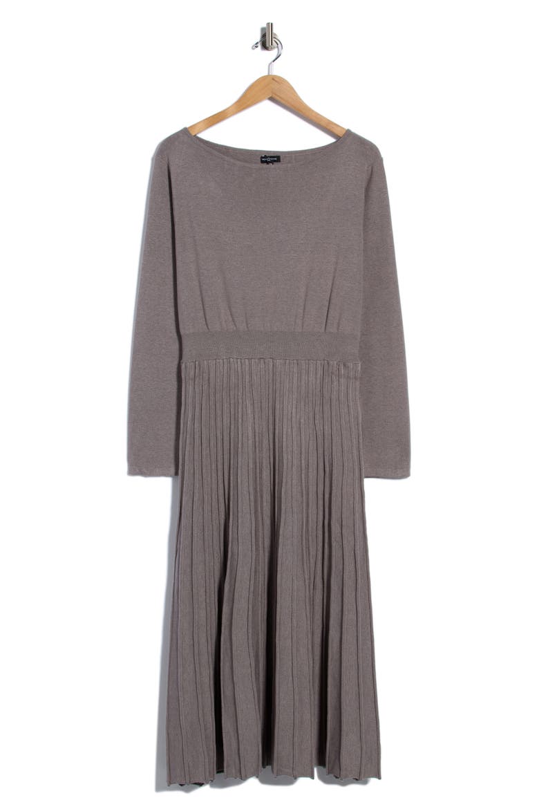 Miller A-Line Midi Dress, Main, color, GREY