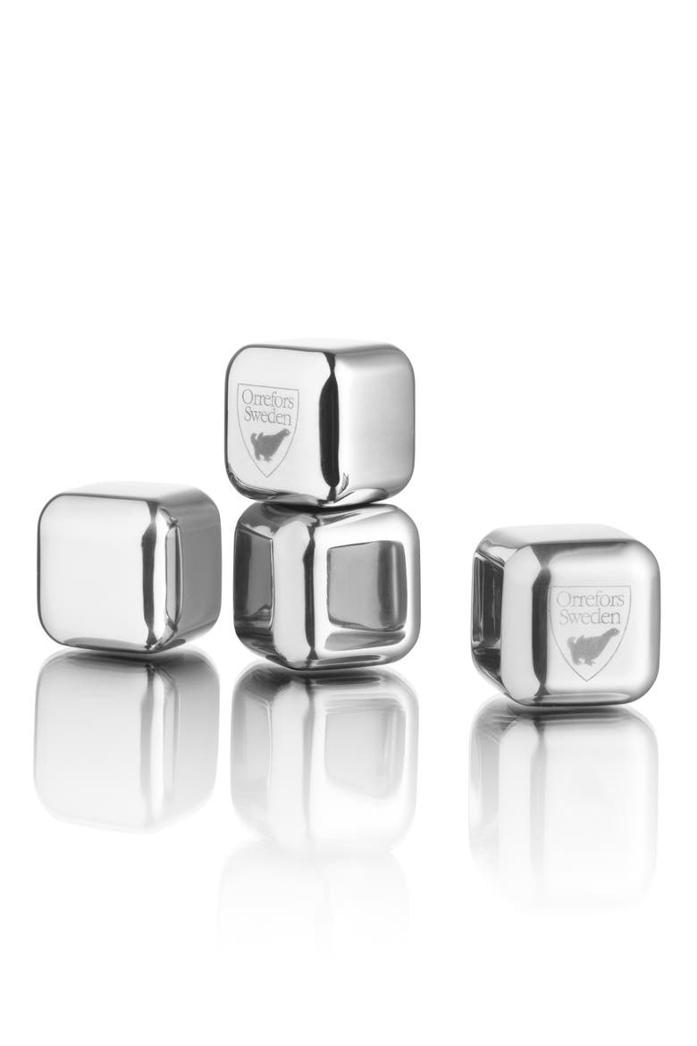 City Set of 4 Ice Cubes, Main, color, CLEAR