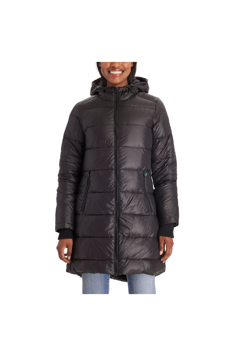Modern Eternity Maternity Modern Eternity Naomi 3-in-1 Down-Filled Nylon Maternity & Babywearing Parka, Main, color, Black