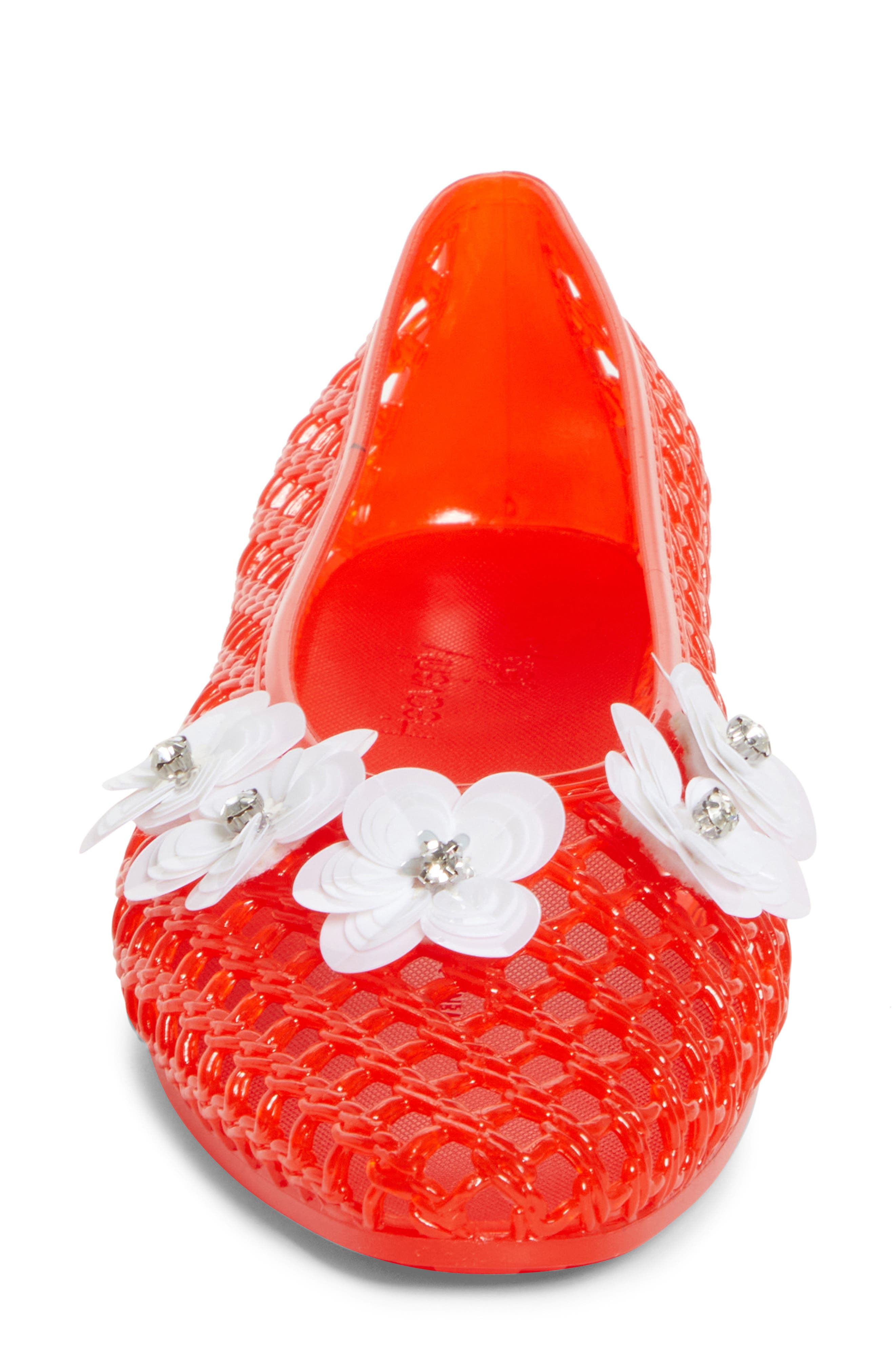 HEAVENLY JELLY Demi Jelly Ballet Flat, Alternate, color, Red