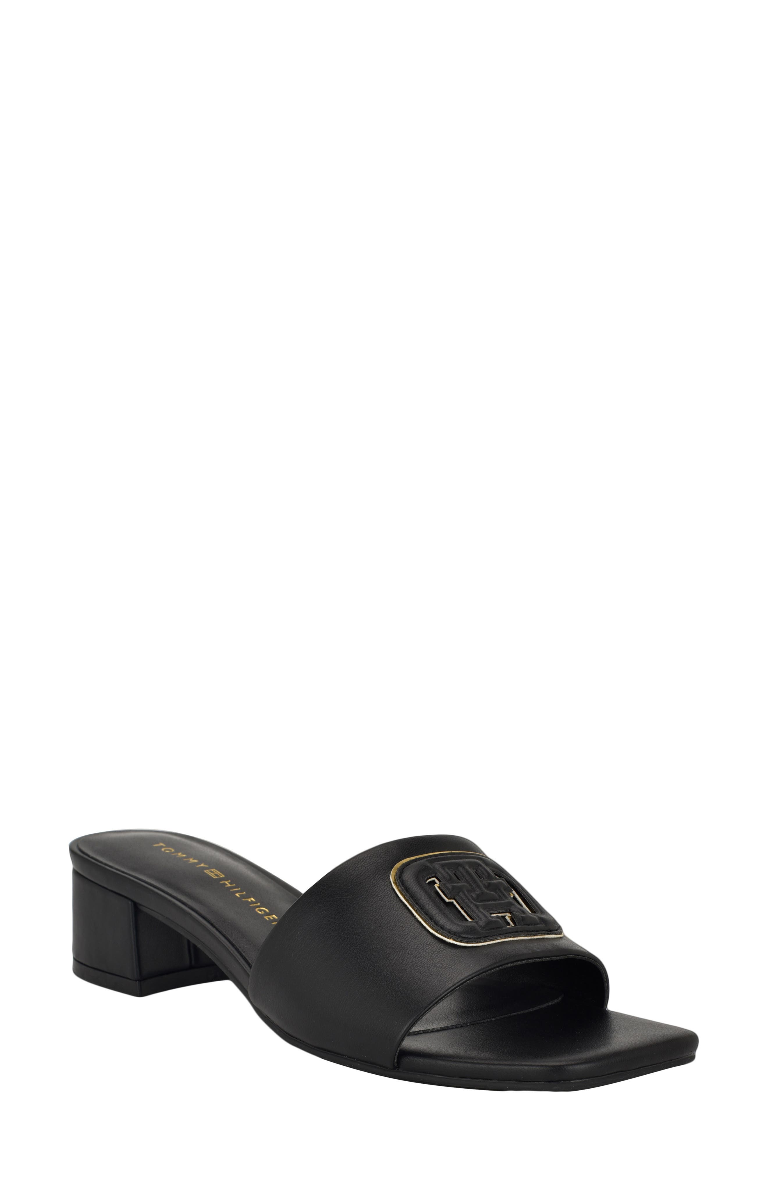 Tommy Hilfiger Penni Slide Sandal, Main, color, Black01