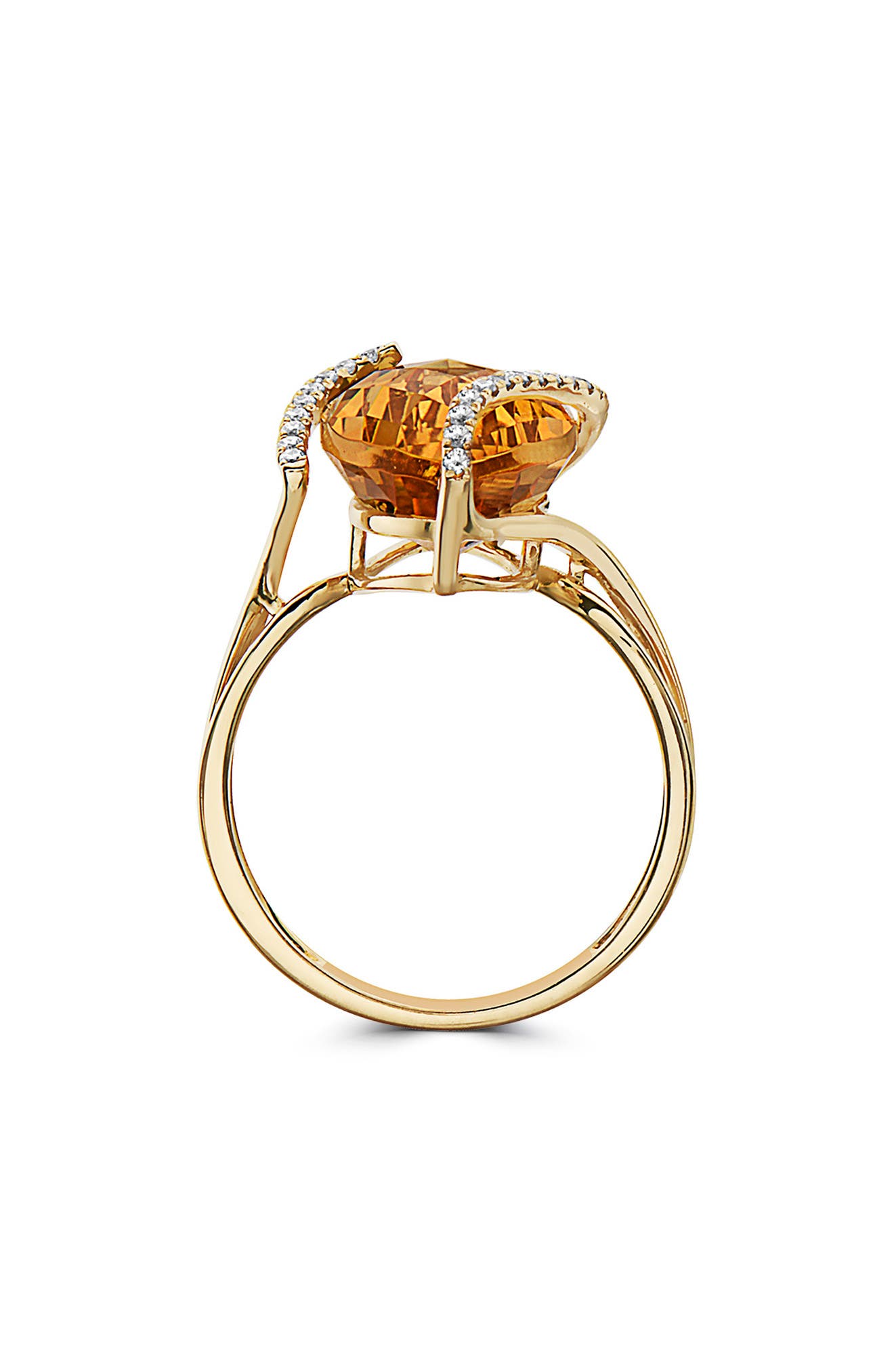 EFFY Diamond & Citrine Wrap Ring (Women) | Nordstromrack