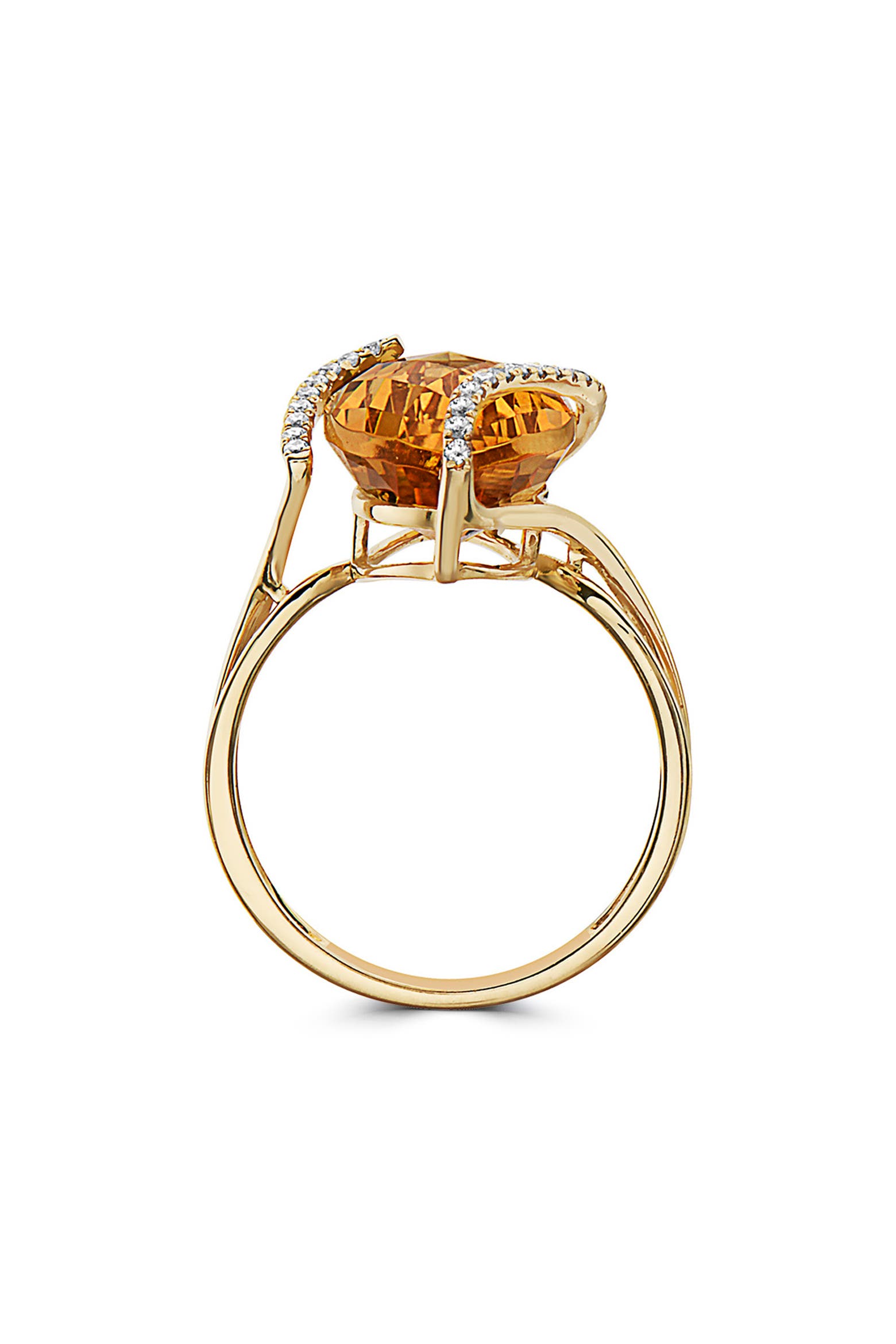 Siling Ring EFFY Diamond & Citrine Wrap Ring (Women) | Nordstromrack