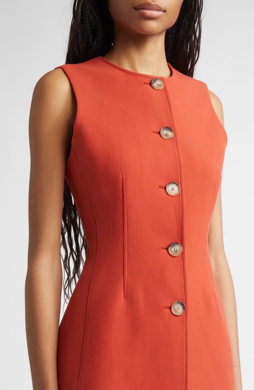 Veronica Beard Jessup Vest In Orange