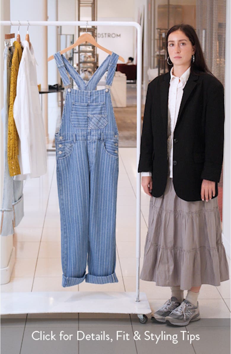 Ziggy Stripe Denim Overalls, sales video thumbnail