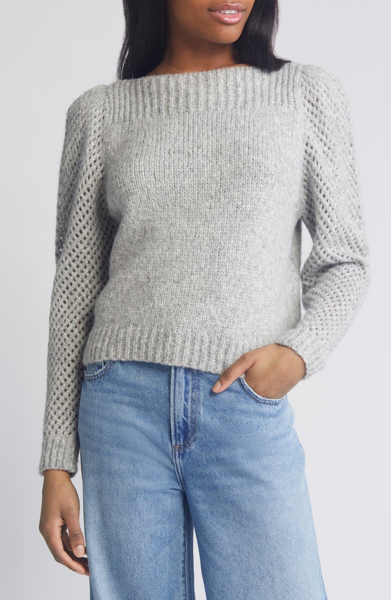 LoveShackFancy Rosie Pullover Sweater, Main, color, 